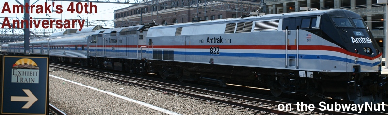 Amtrak 50th Anniversary Train
