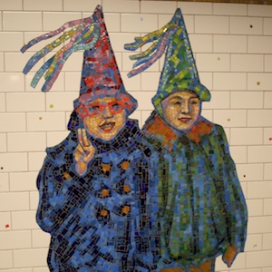 Arts For Transit at 42 St-Times Square: The Revelers