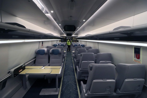 Inside the Cafe Car