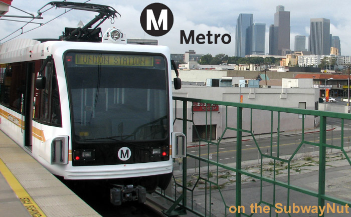 Los Angeles Metro on the SubwayNut