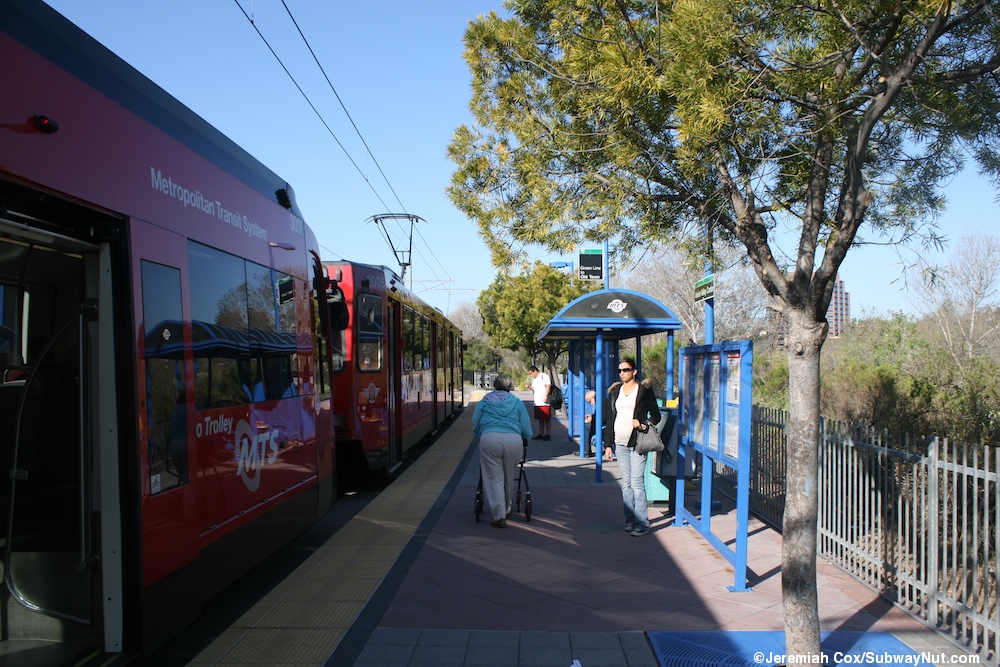 MISSION VALLEY CENTER TROLLEY STATION