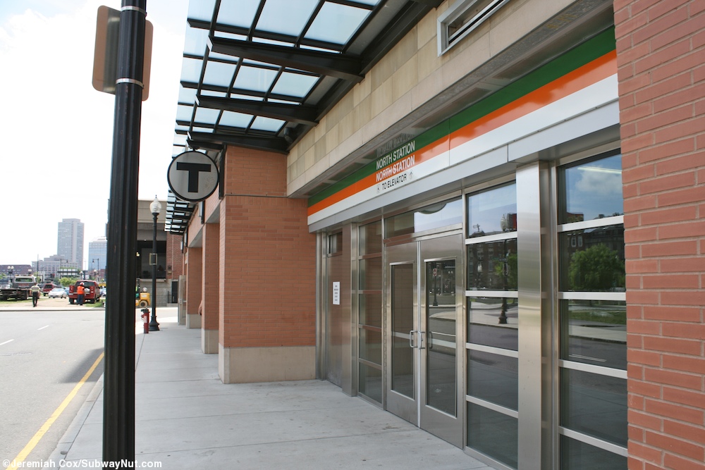 Orange Line at North Station (MBTA), Boston's North Station…